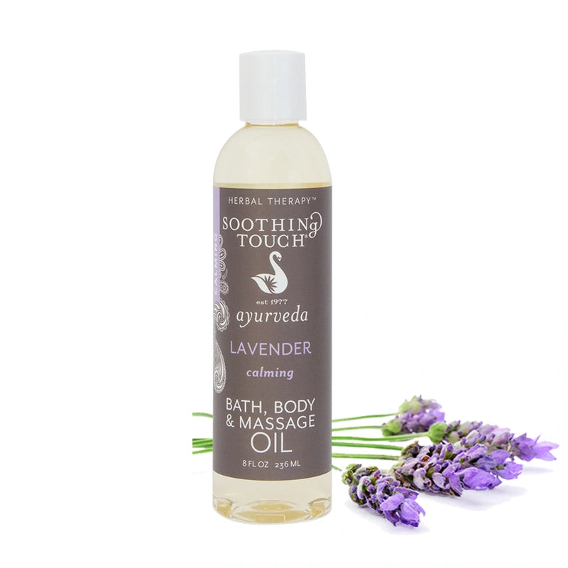 Soothing Touch Lavender Bath Body & Massage Oil 8oz