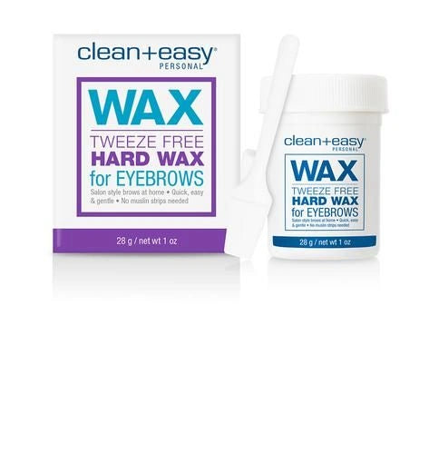 Clean+Easy Tweeze Free Hard Wax For Eyebrows 1oz