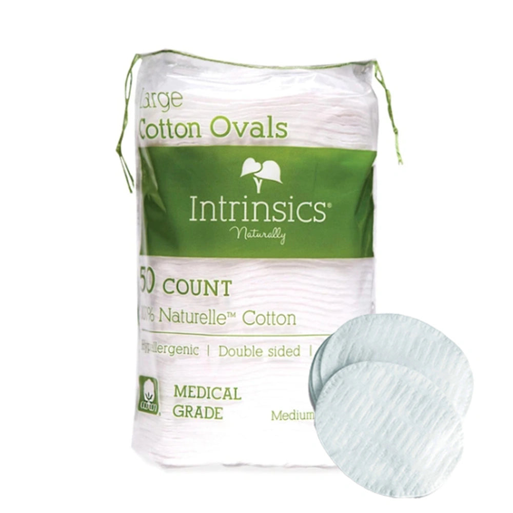 Intrinsics Large Cotton Ovals 3" 50 Count