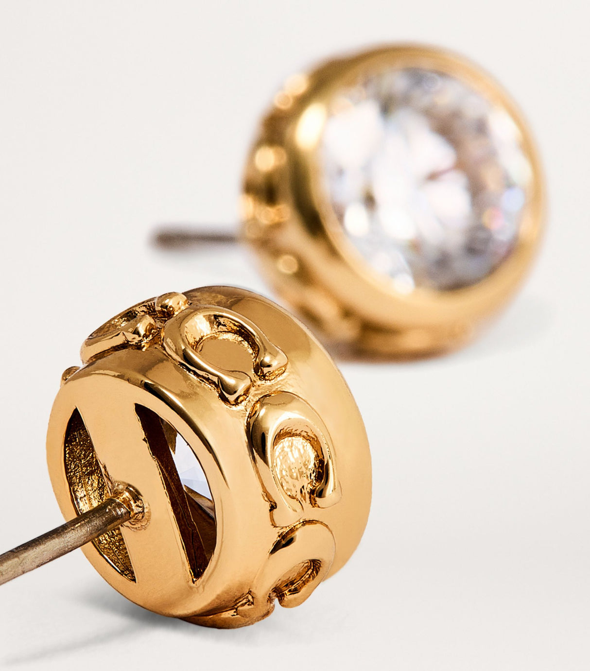 Coach Crystal Signature Stud Earrings | Abqstore AE