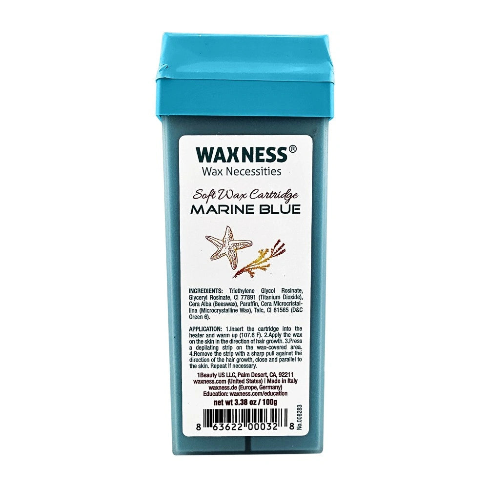 Wax Necessities Marine Blue Soft Wax Cartridge 3.38oz