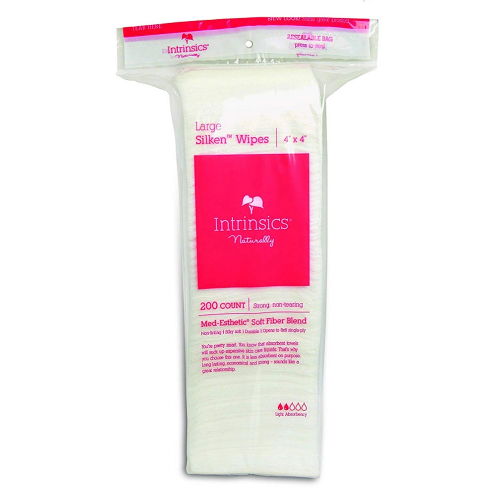 Intrinsics Silken Wipes 4x4 200 Count