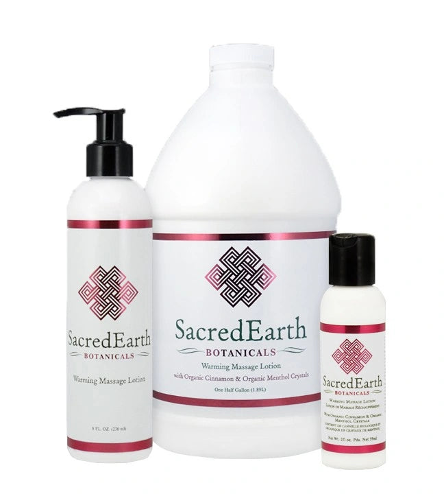 Sacred Earth Botanicals Warming Massage Lotion