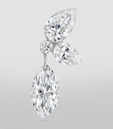 MARIA TASH  Grand Marquise Pear Diamond Echo Earring (Direction A, 13.7mm) | Abqstore AE