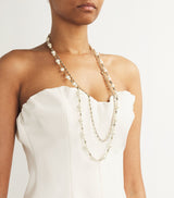 Max Mara Embellished Long Necklace | Abq AE